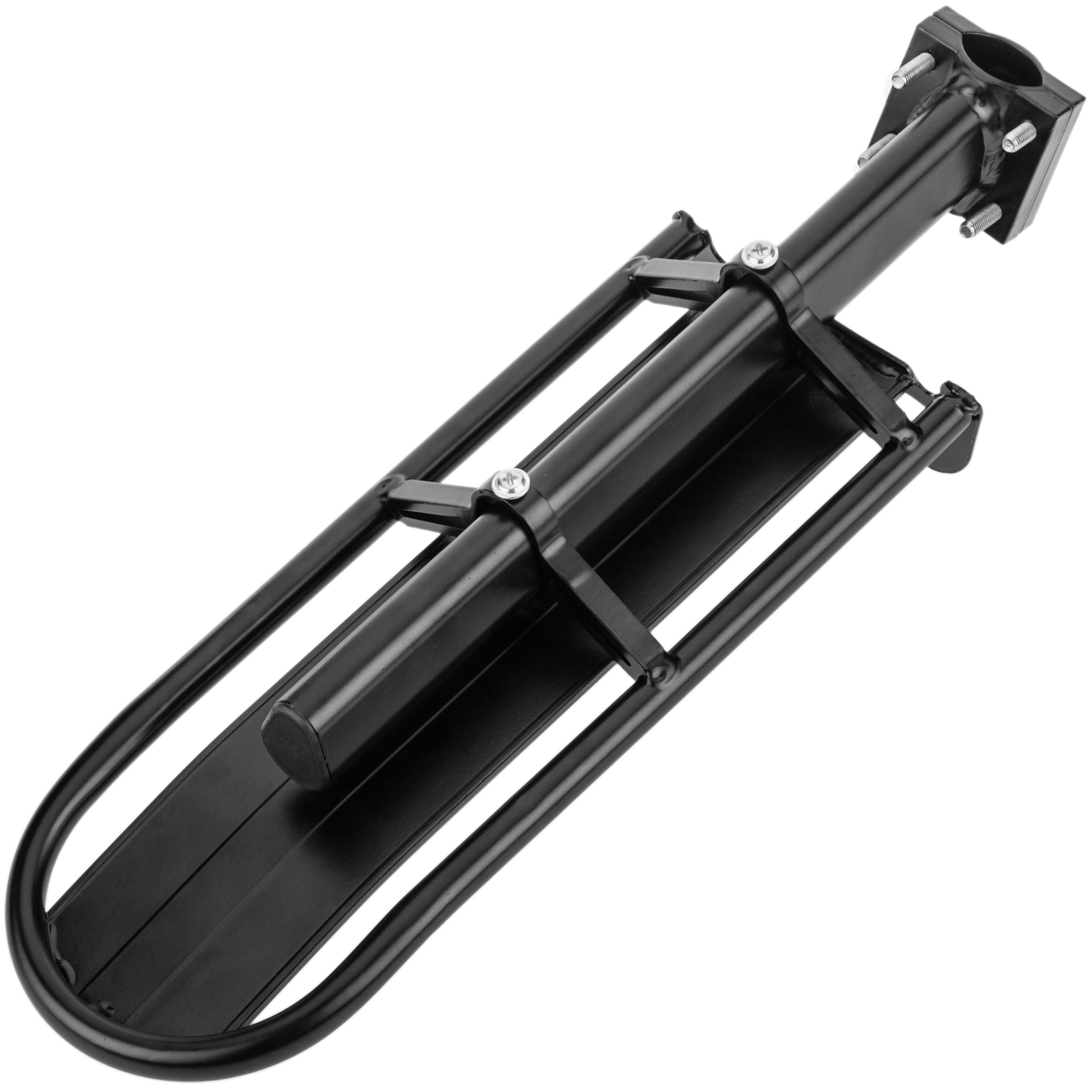 Portaequipajes metálico trasero para bicicleta fijación tubular de 29x12cm  - Cablematic