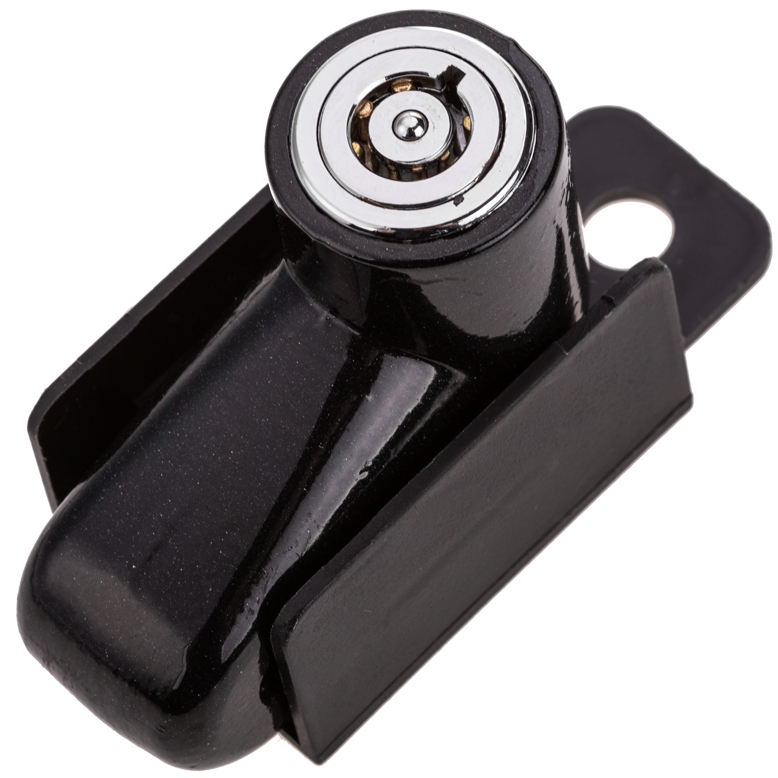 Serratura lucchetto antifurto con chiave per freno a disco per bicicletta  bici e moto 44x57x24mm - Cablematic