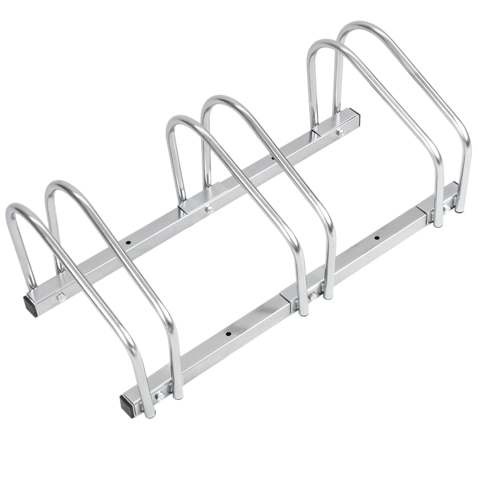 Parcheggio per 3 biciclette Rastrelliera portabiciclette Supporto para  pavimento o parete - Cablematic