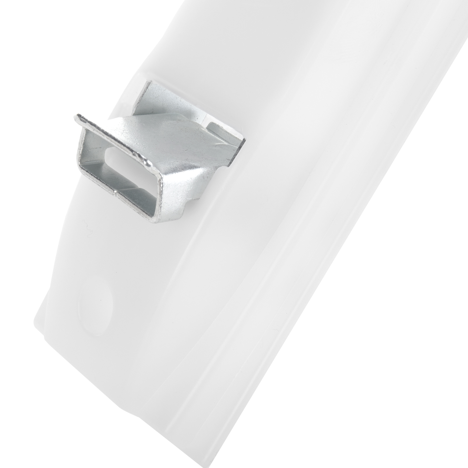 Embellecedor para recogedor de persiana blanco de 222x65mm