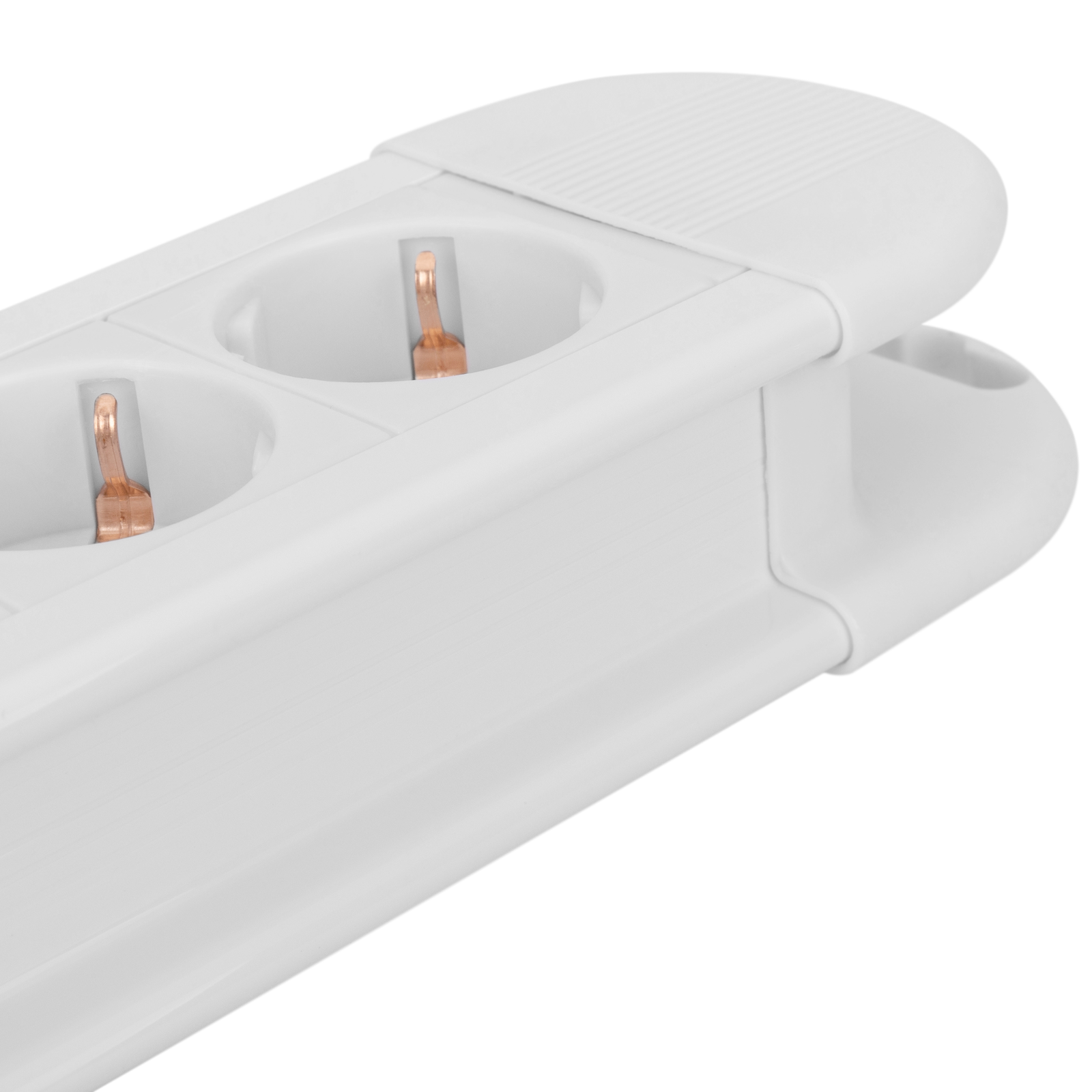 Regleta de 4 enchufes schuko con interruptor individual con cable de 1.5m -  Cablematic