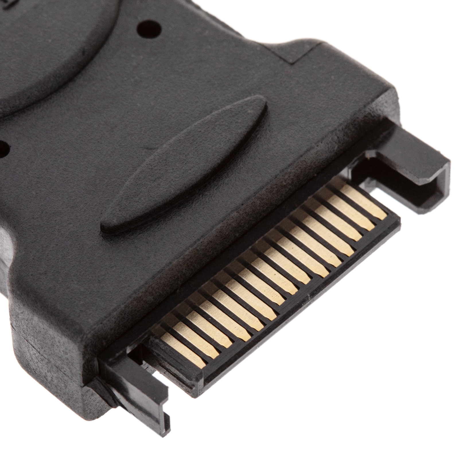 Cavo Adattatore Di Alimentazione PC Da Molex 4 Pin A 2X Serial ATA Sata 15 Pin E - Foto 3