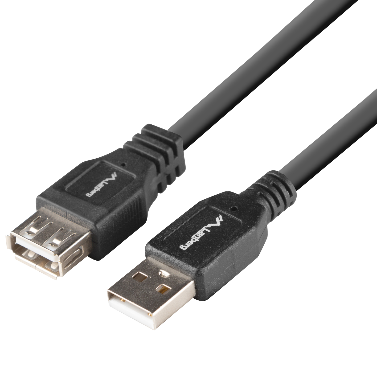 Adaptateur USB 2.0 mâle X2 vers USB femelle double pour panneau - Cablematic