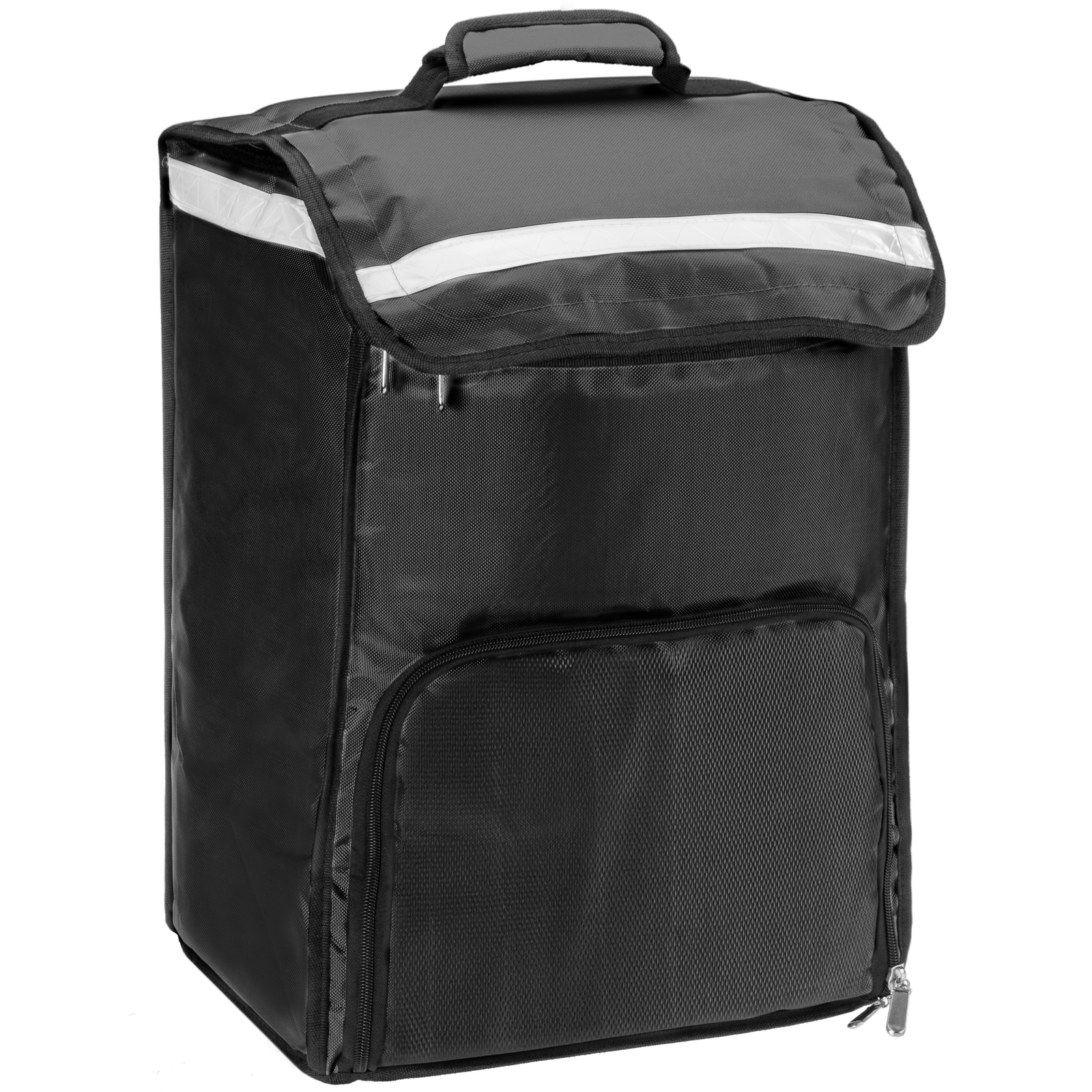 Sac dos isotherme 34 x 47 x 25 cm noir pour les repas en plein