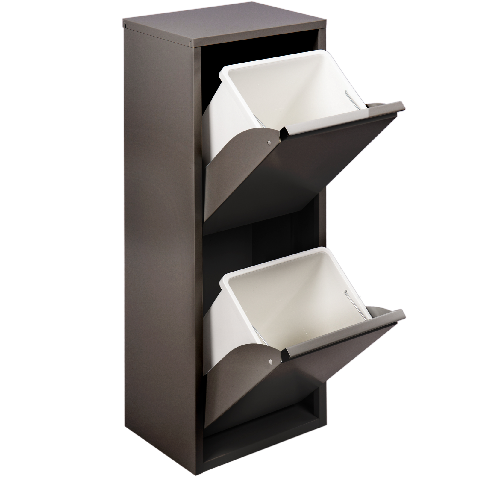 Papelera Malla Metalica 10 Litros Negra Ø23,5 x 27 cm. , Cubo de Basura  para Baño, Cocina, Organizador Escritorio, Oficina, Reciclaje : :  Hogar y cocina