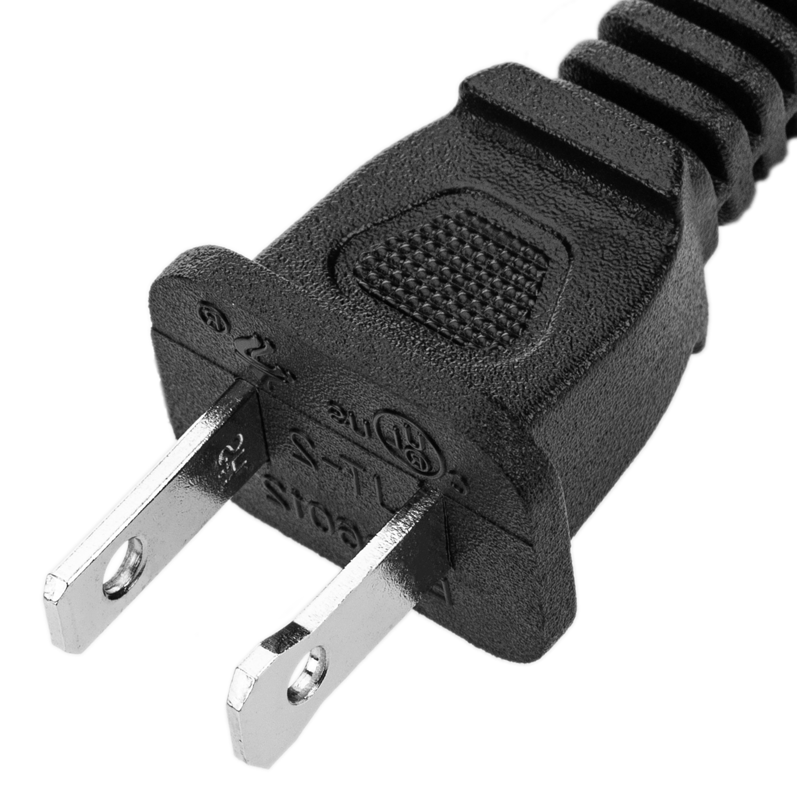 US Power Cord NEMA-1-15P to IEC-60320-C7 1.8m black - Cablematic