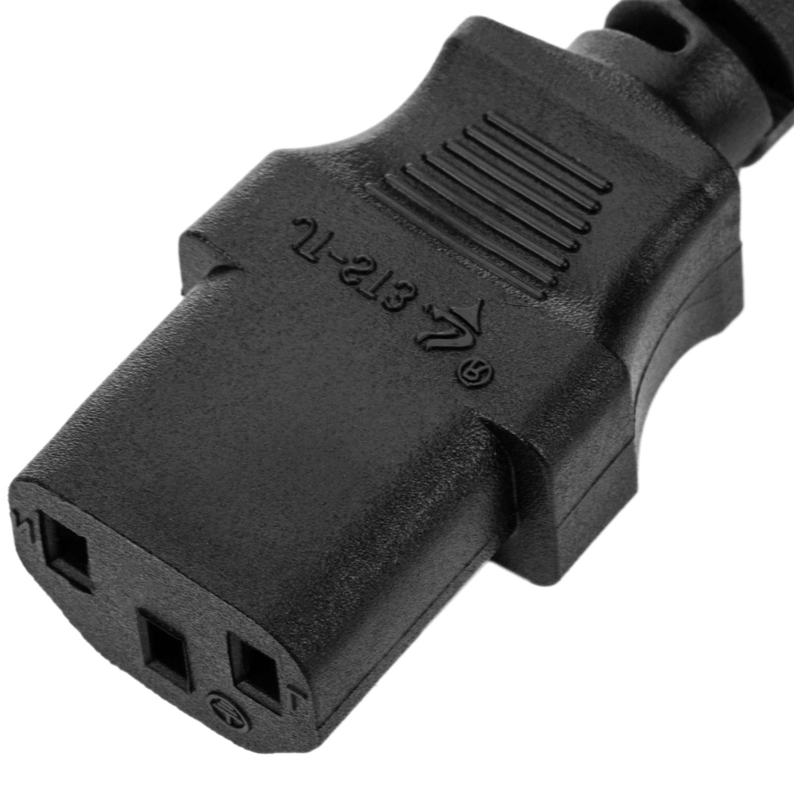 Power cable AU AS/NZS-3112-1 to IEC-60320-C13 of 1.8m black Cablematic