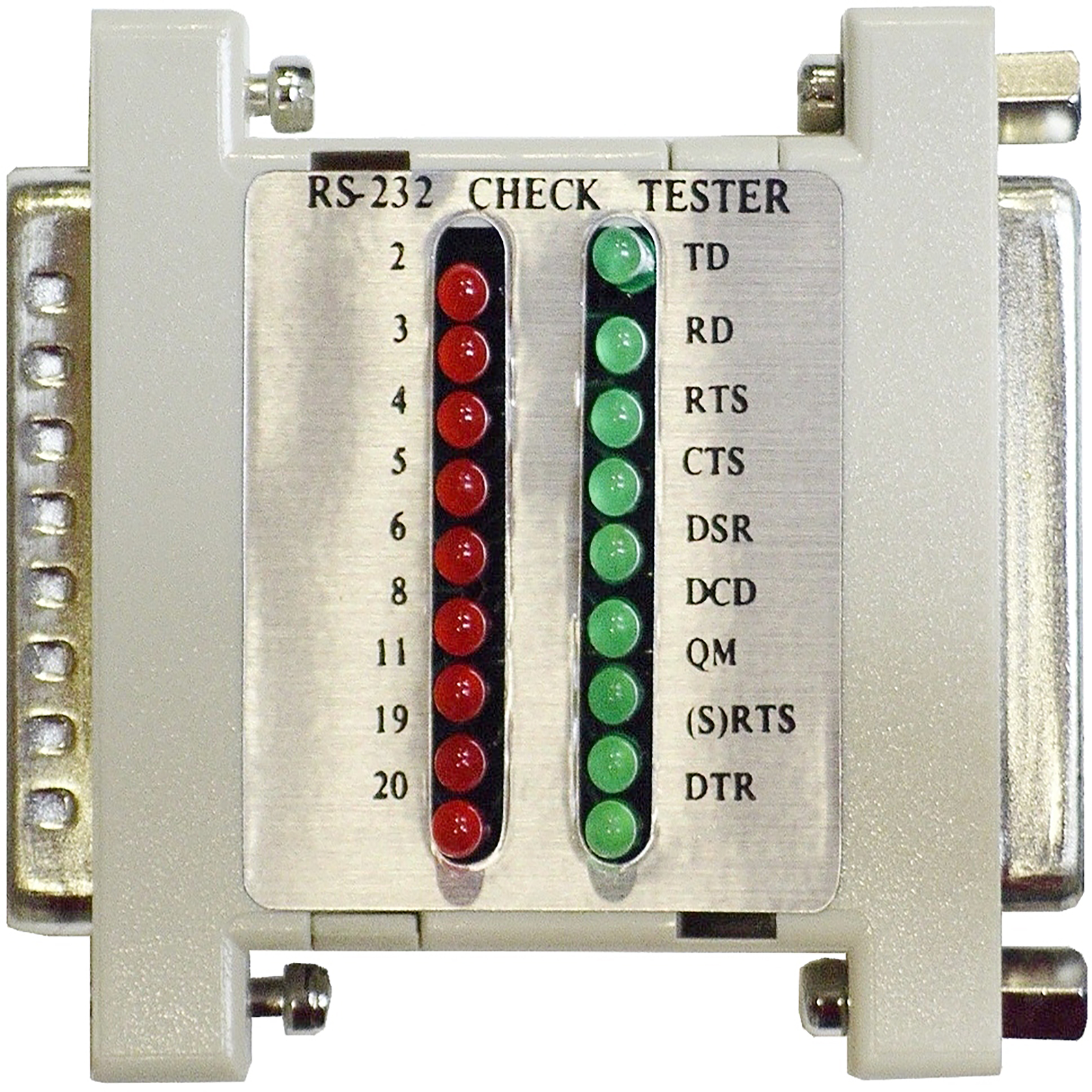 Тестер rs232 схема