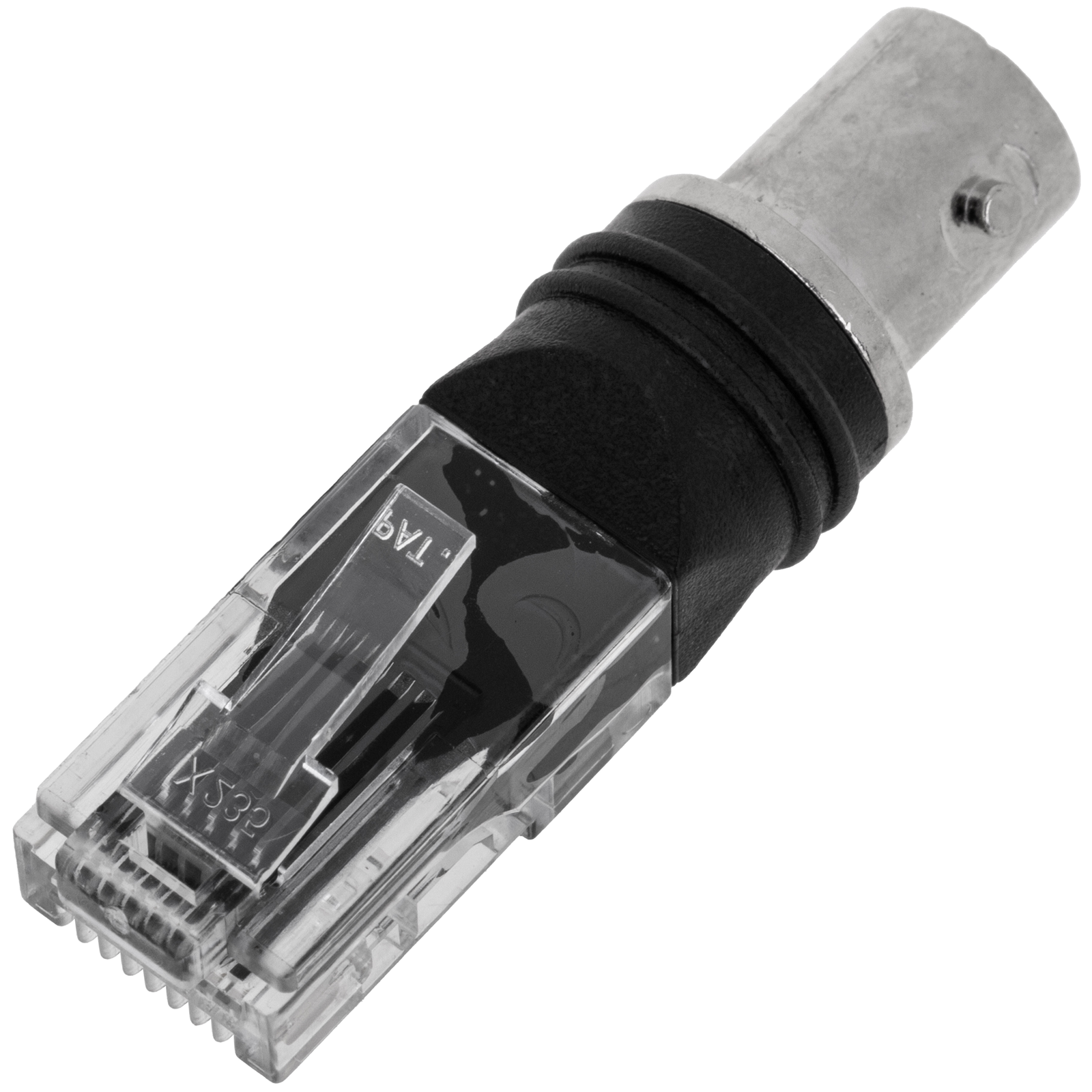 Connecteur RJ45 HIROSE Cat6a mâle - Manchon de couleur noir