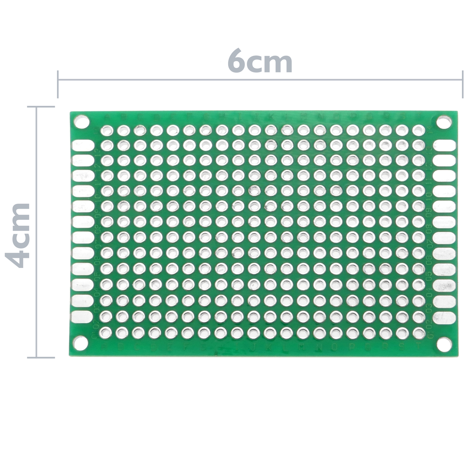 Dual-Side Prototype PCB Panel Universal Matrix Circuit Board for DIY  Soldering 3x7cm - Cablematic