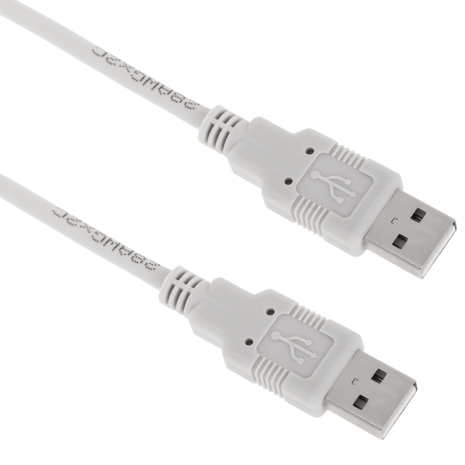 Adaptateur USB 2.0 mâle X2 vers USB femelle double pour panneau - Cablematic