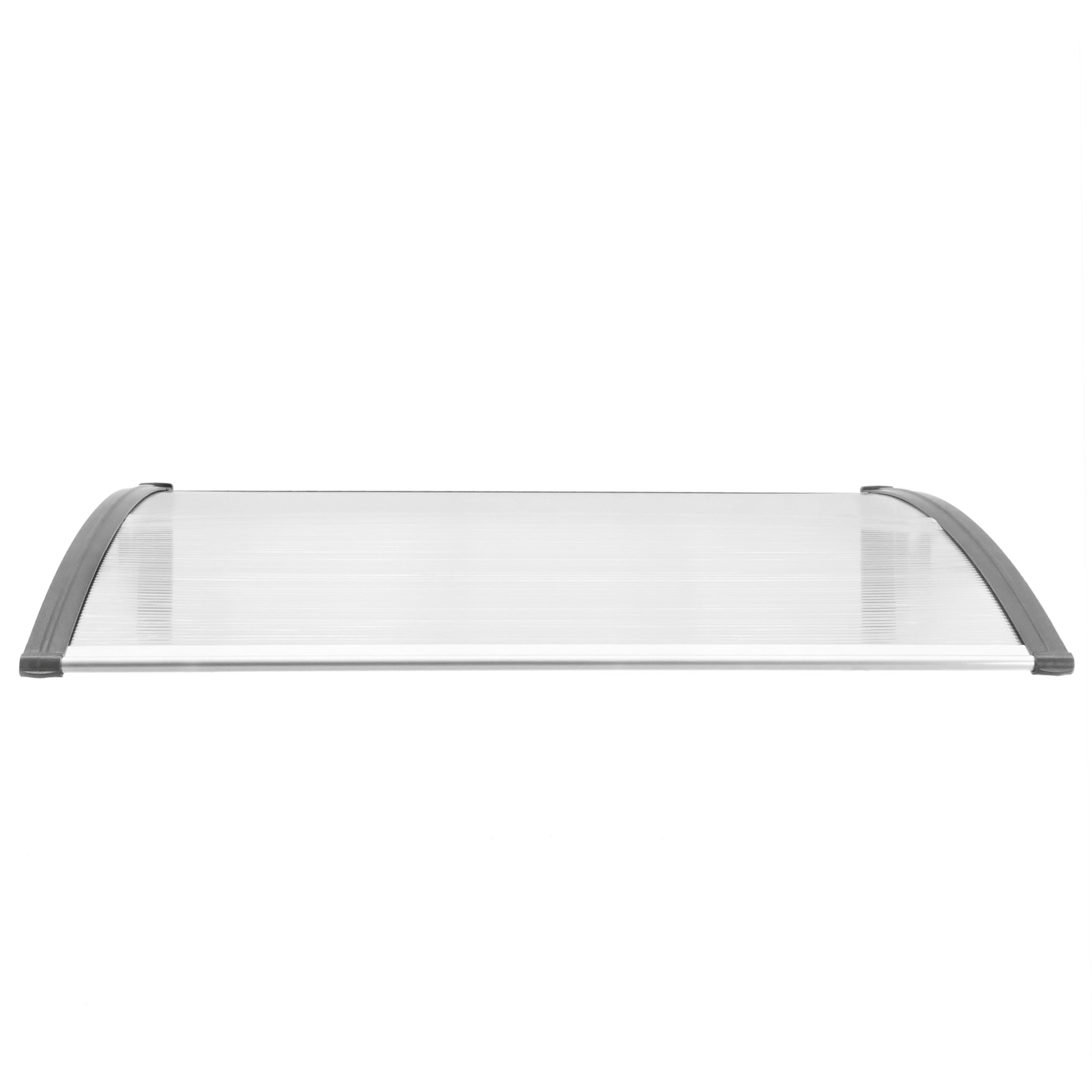 Tejadillo de protección 100x80cm Marquesina para puertas y ventanas gris -  Cablematic