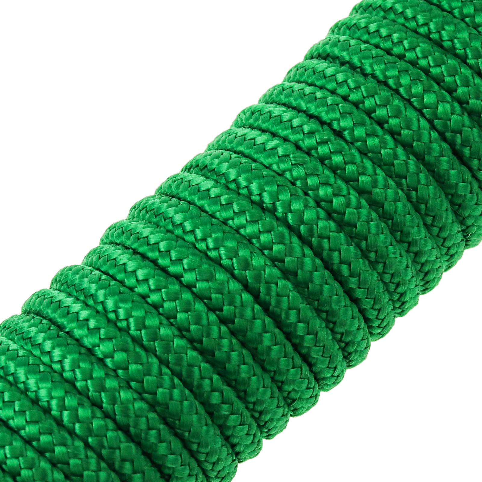 Mehrfädrigem PP geflochtenes Seil 20 m x 6 mm grün - Cablematic