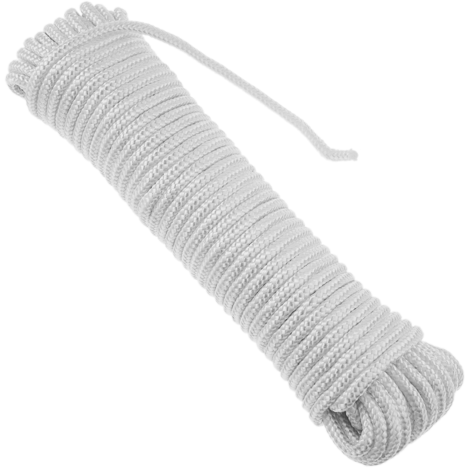 PrimeMatik - Corde à Linge PVC avec âme en Fil 20 m x 3 mm Vert