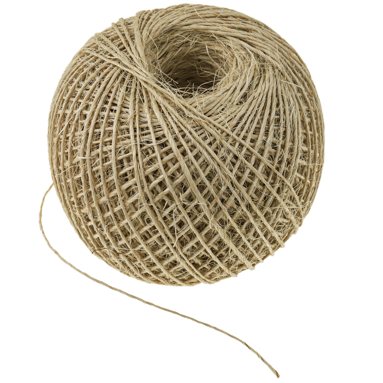 Sisal twine 1 strand 300 m x 2 mm natural - Cablematic