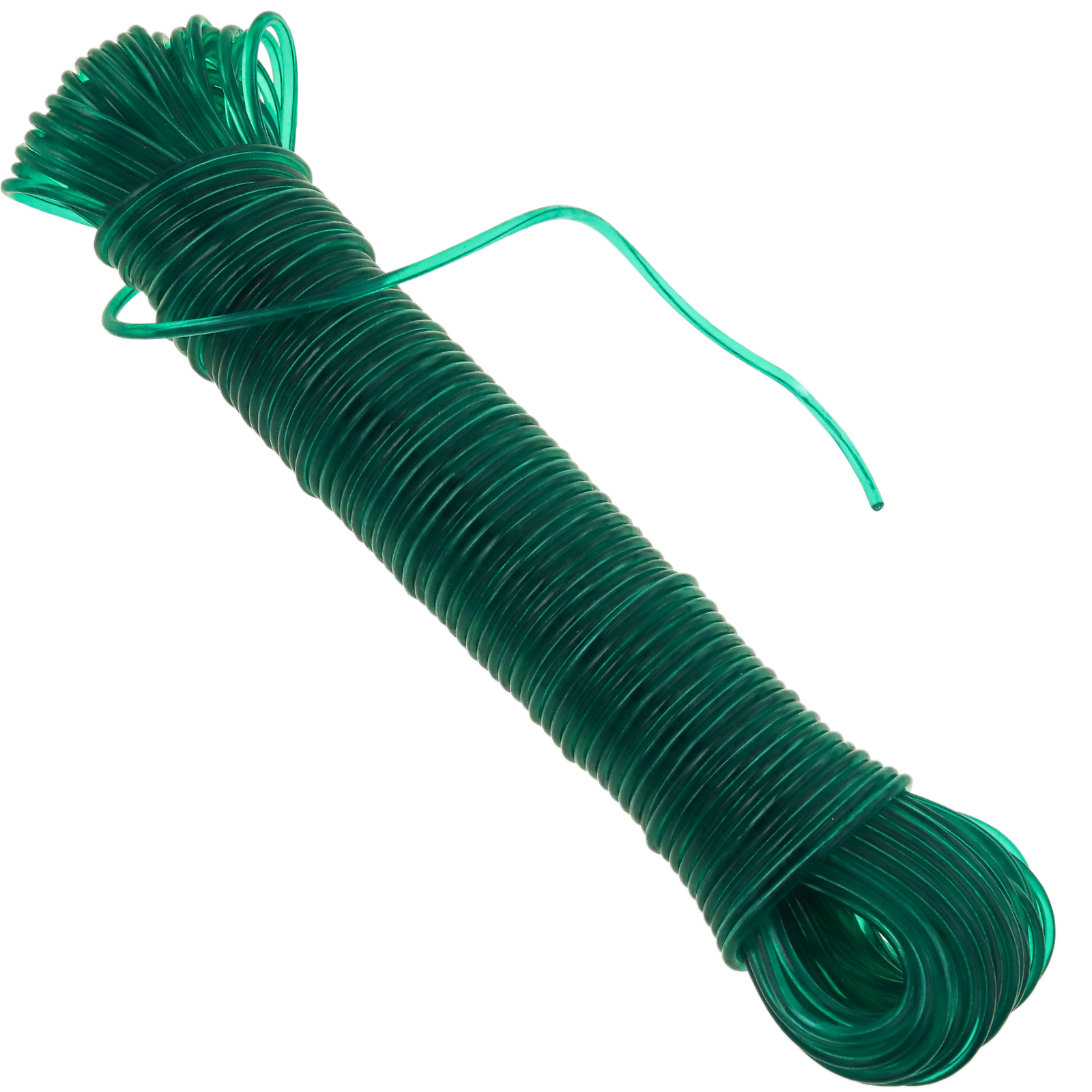 PrixPrime - Cuerda verde de PVC para tender la ropa 30m x 3mm