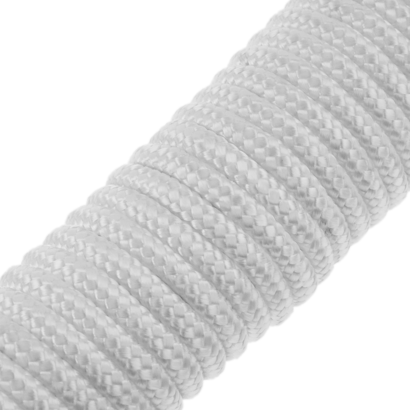 Corde tressée en nylon 20 m x 3mm blanche - Cablematic