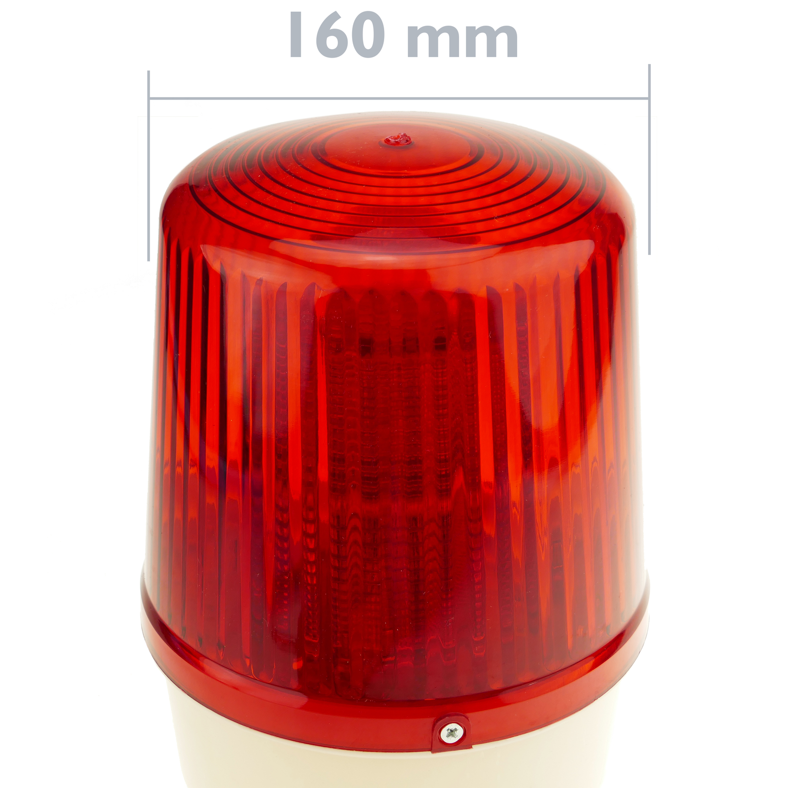 220V Red Led Warning Lights, Stainless Steel M6 Nuts And Washers Gyrophare  Rouge Acousto Optic Alarm System Rotating Light Emergency Led Strobe