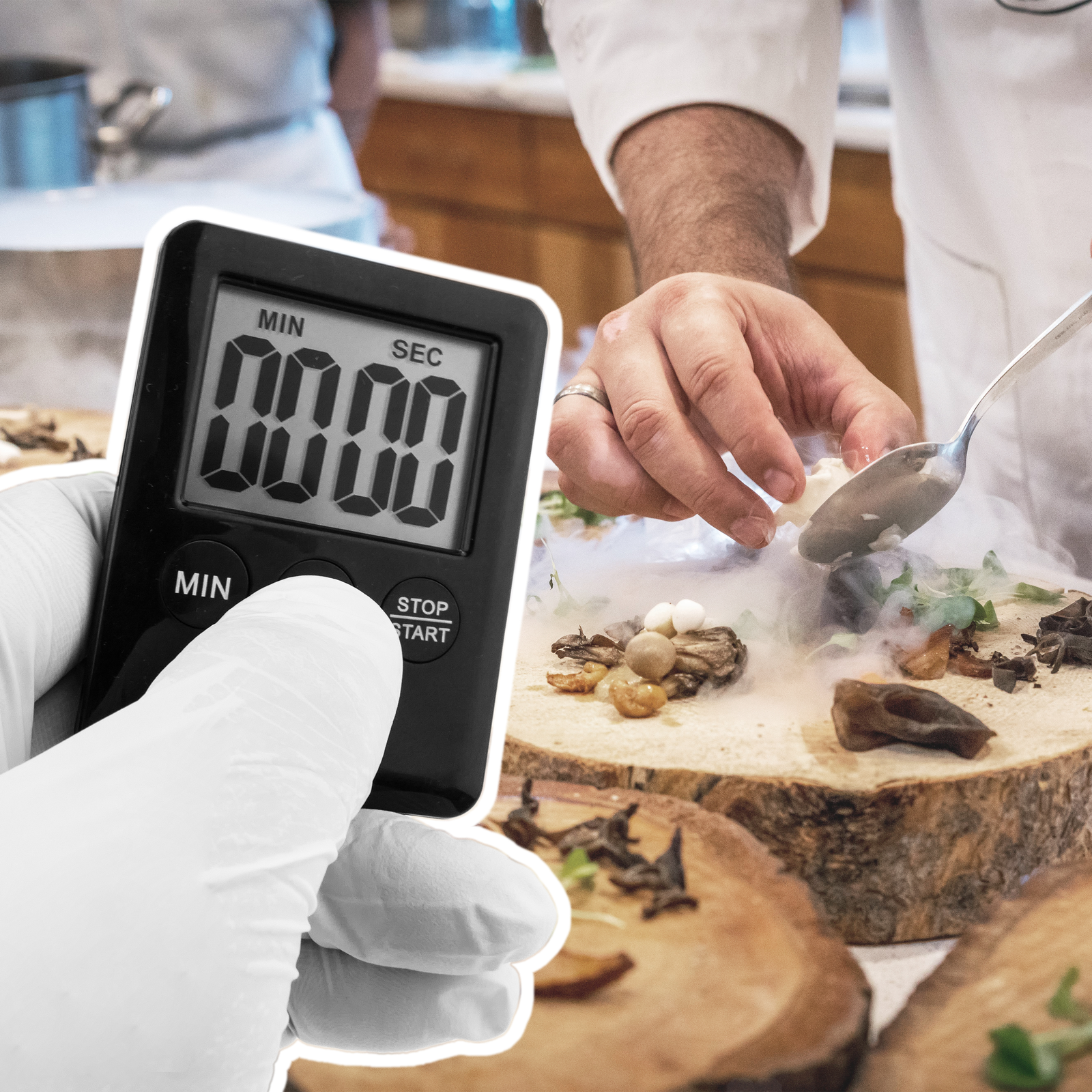 Minuteur digital de cuisine aimanté avec pile incluse fackelmann basic -  RETIF