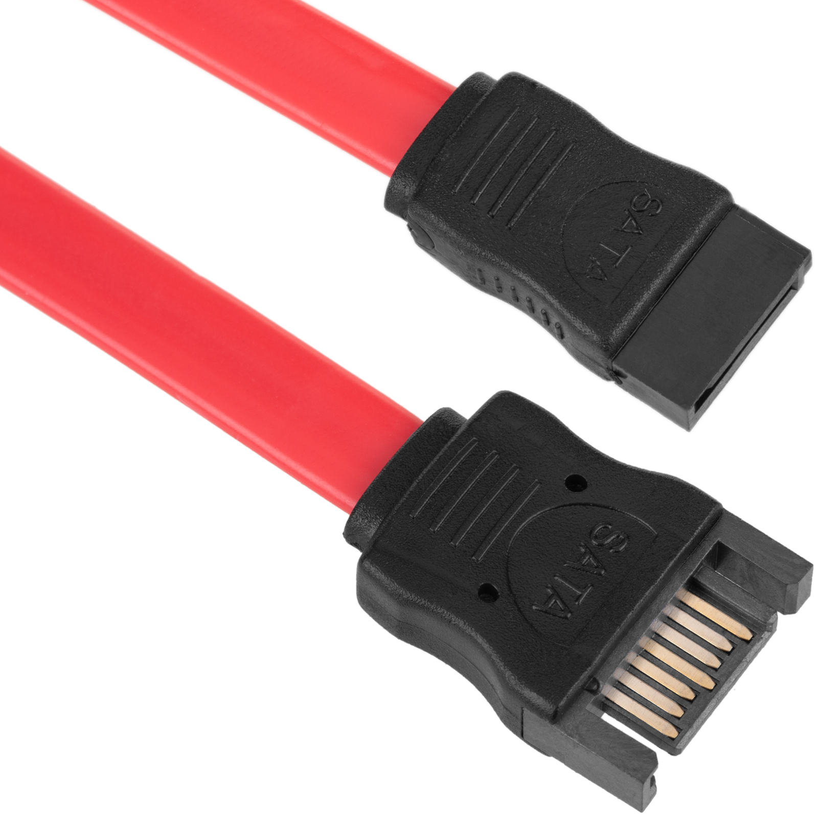 Cable Sata Datos Generico 25cm Rojo S/trabas