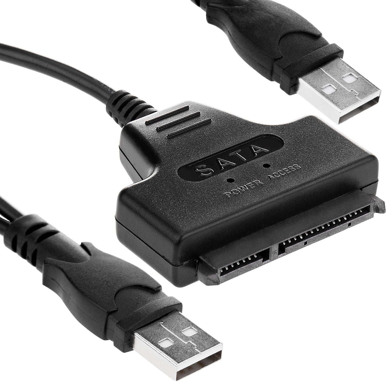Double câble USB Sata adaptateur USB vers Sata prise en charge 2.5