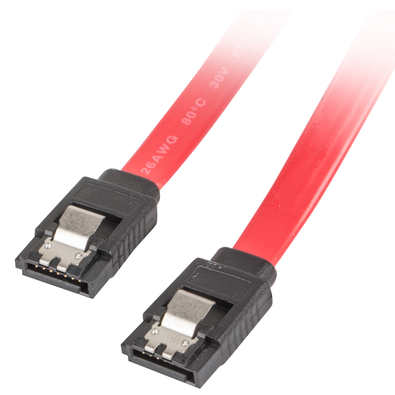 Cable SATA III Lanberg CA-SASA-14CU-0030-R 0,3 m Rojo