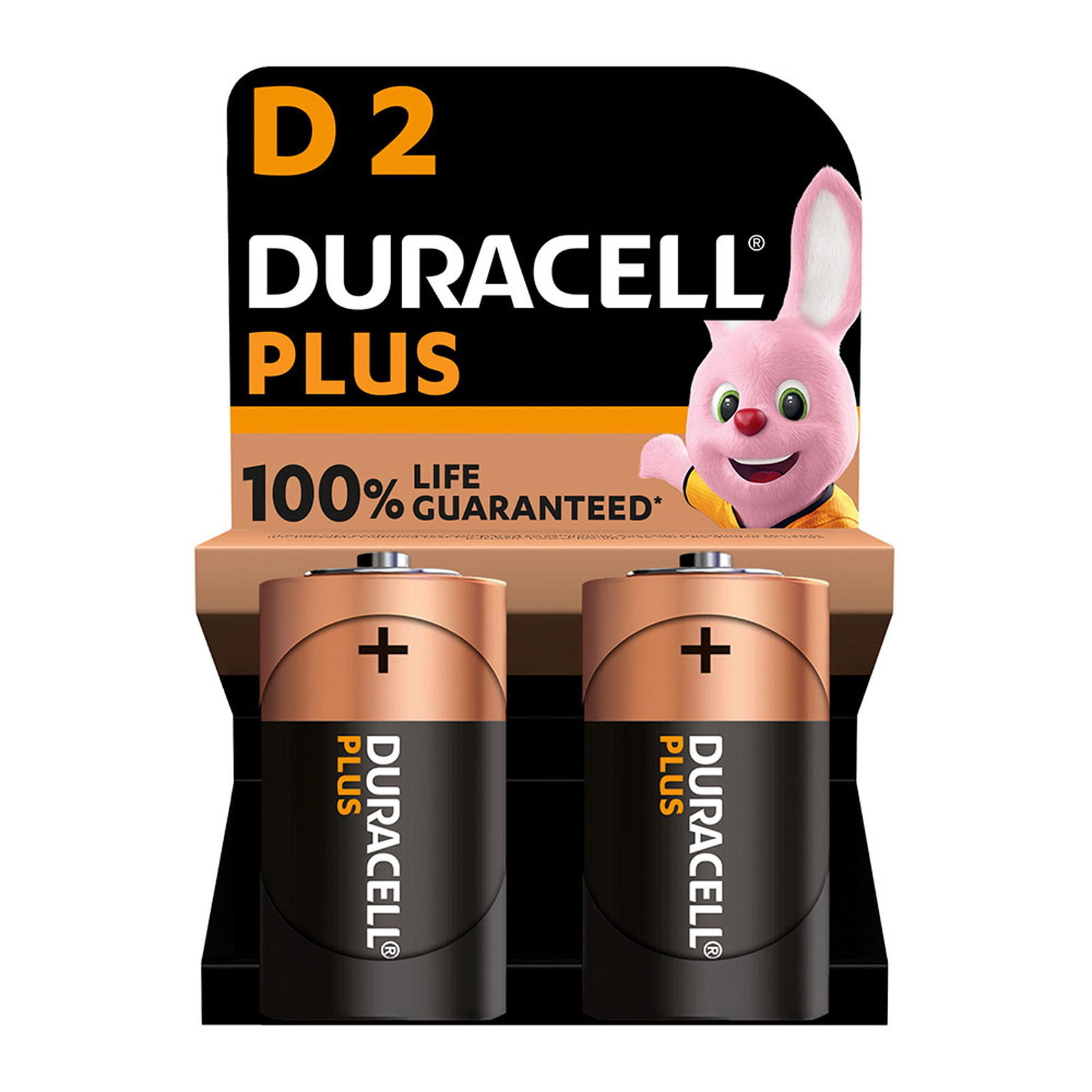 Piles 15 volts alcaline Ultra PLUS LR20 E95 D DURACELL Boite de 2