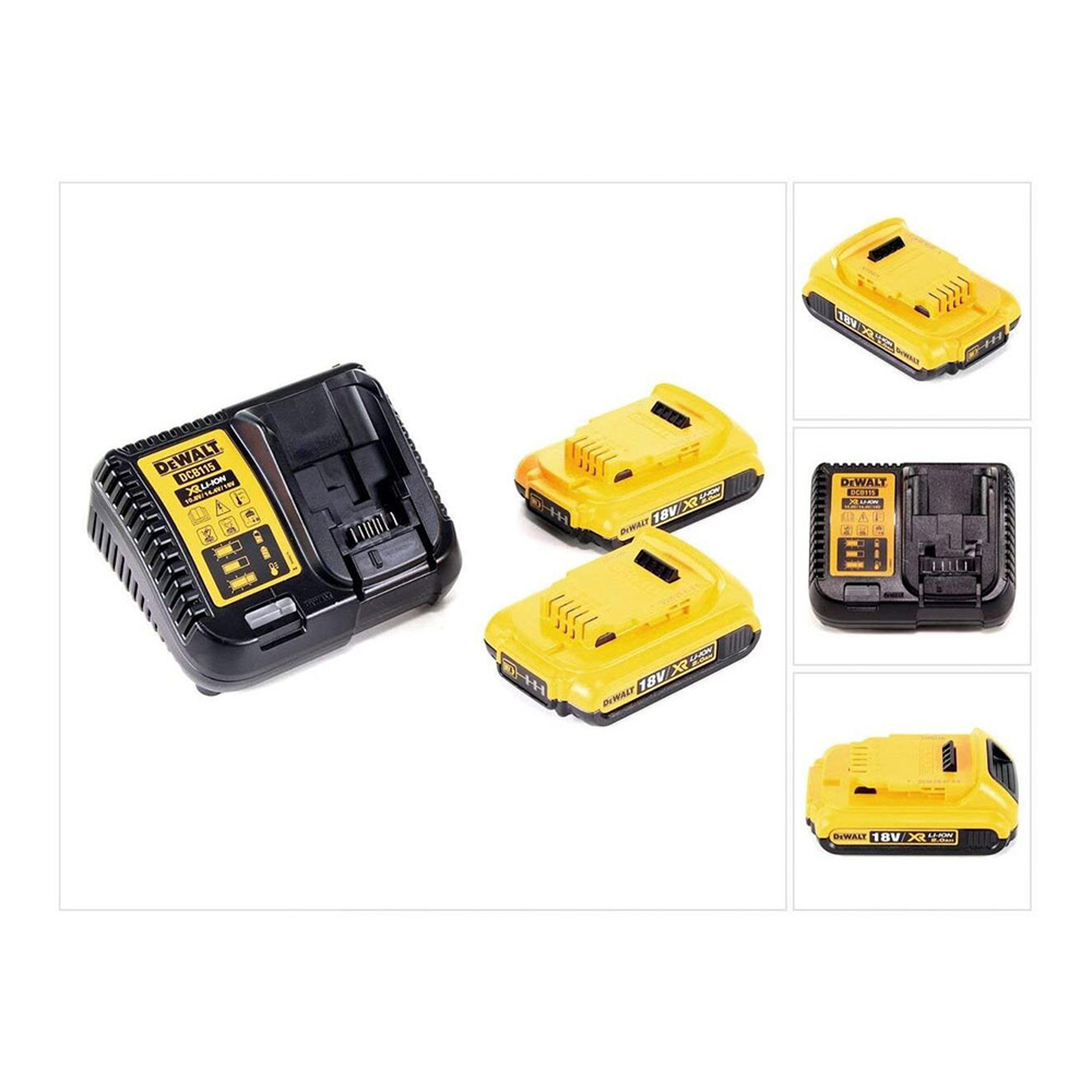 Cargador Baterías 7v A 18v Compatible Nicd Nimh Litio Dewalt