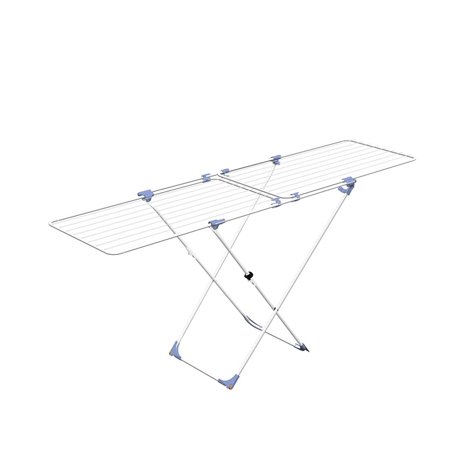 Tendedero plegable de resina– tendal abatible balcón para interior y exteri