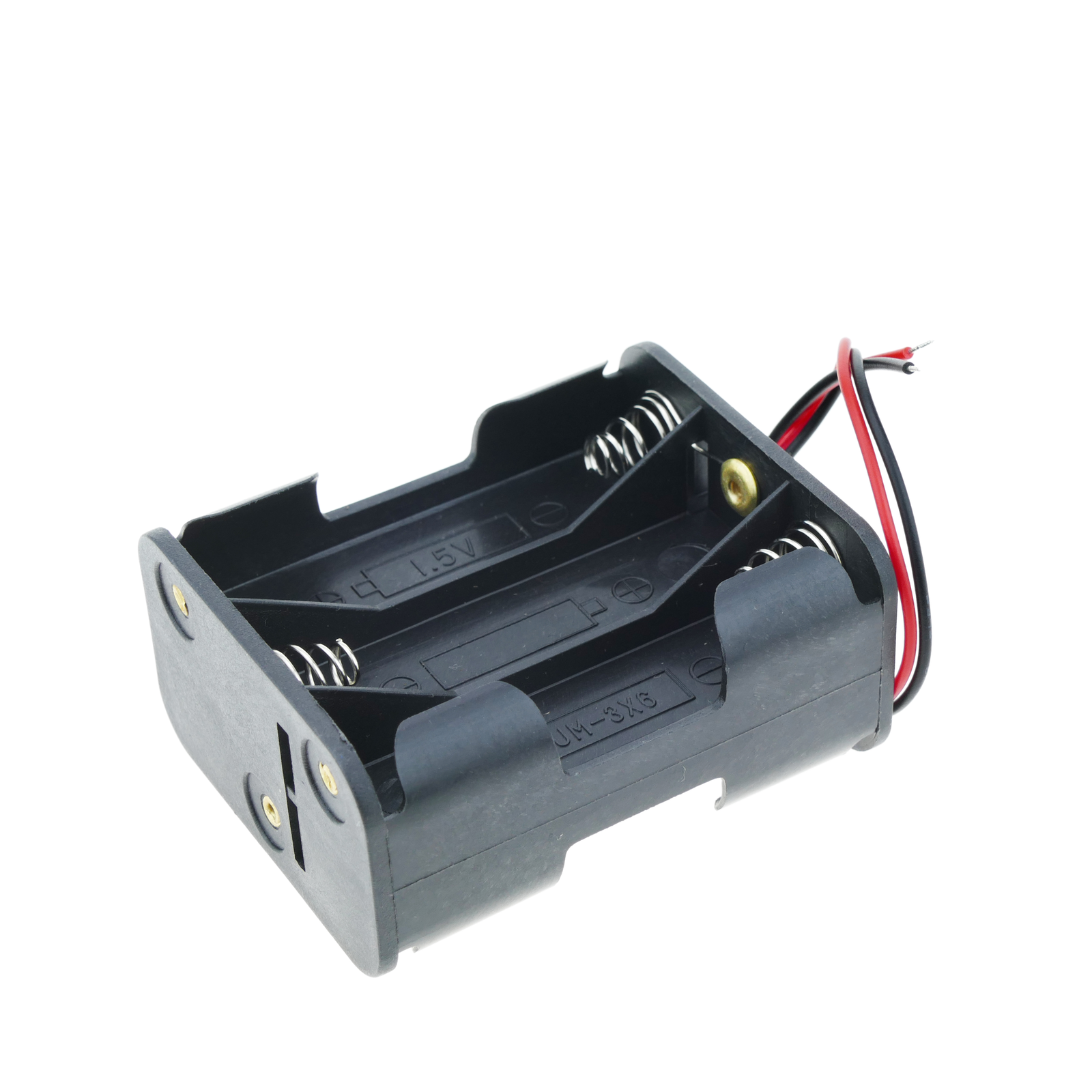 Battery holder for 6 AA 1.5V LR6 - Cablematic