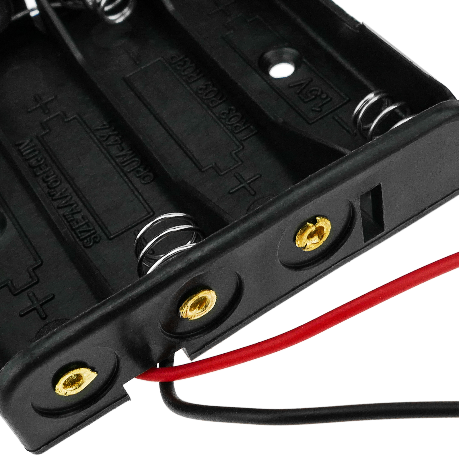 compartiment de batterie avec droit connecteur 1 pile 9V 6LF22 - Cablematic