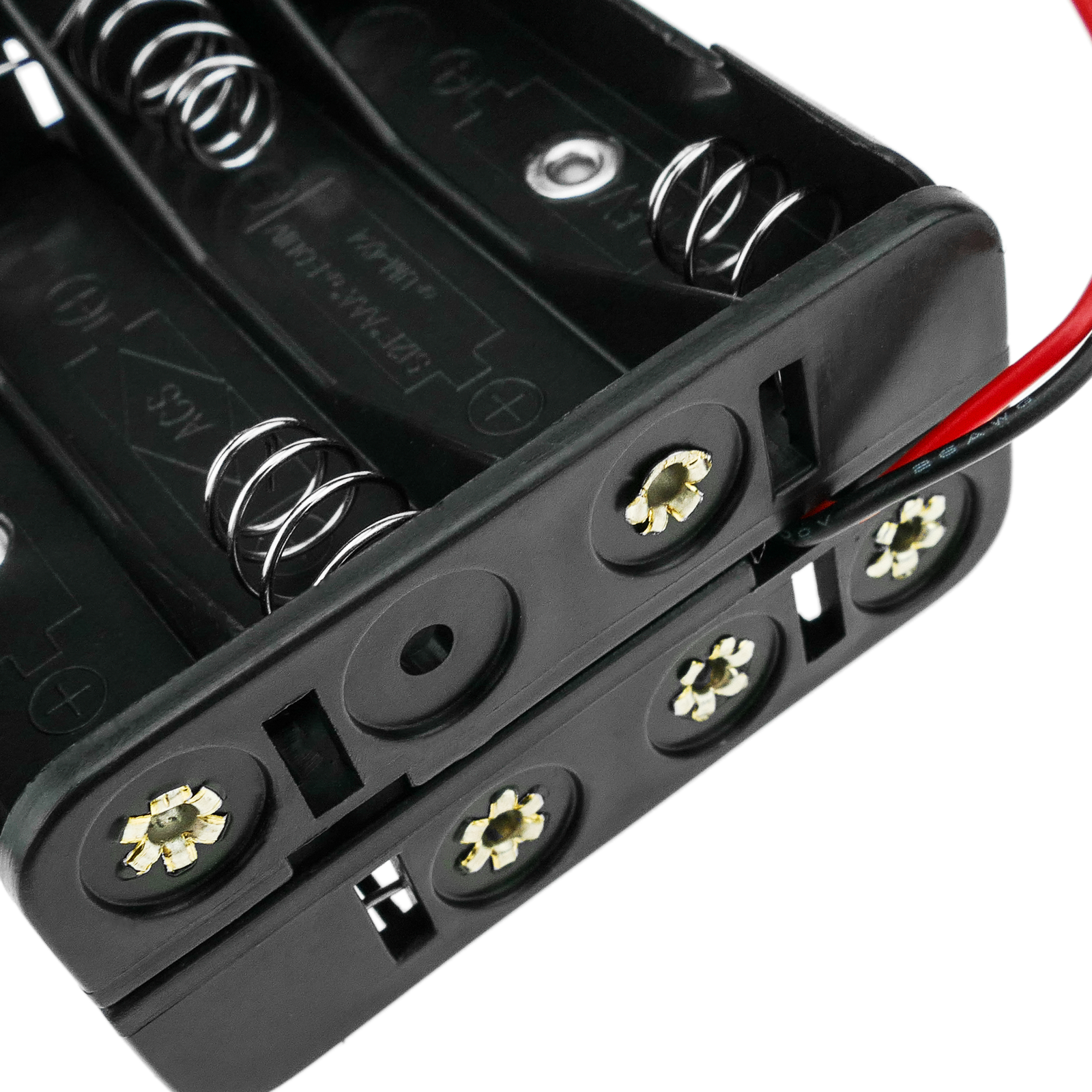 BeMatik - compartiment de batterie avec droit connecteur 1 pile 9V 6LF22