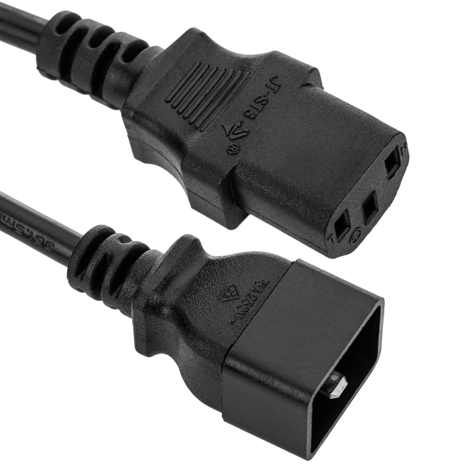 Cable Alimentación IEC-60320 0.2m (C13 / C20) - Todo SAI