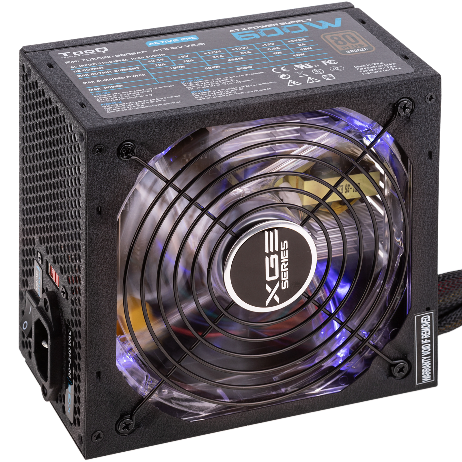 Ventilateur PC haute performance à double billes avec alimentation TX3 - 60  x 25 mm