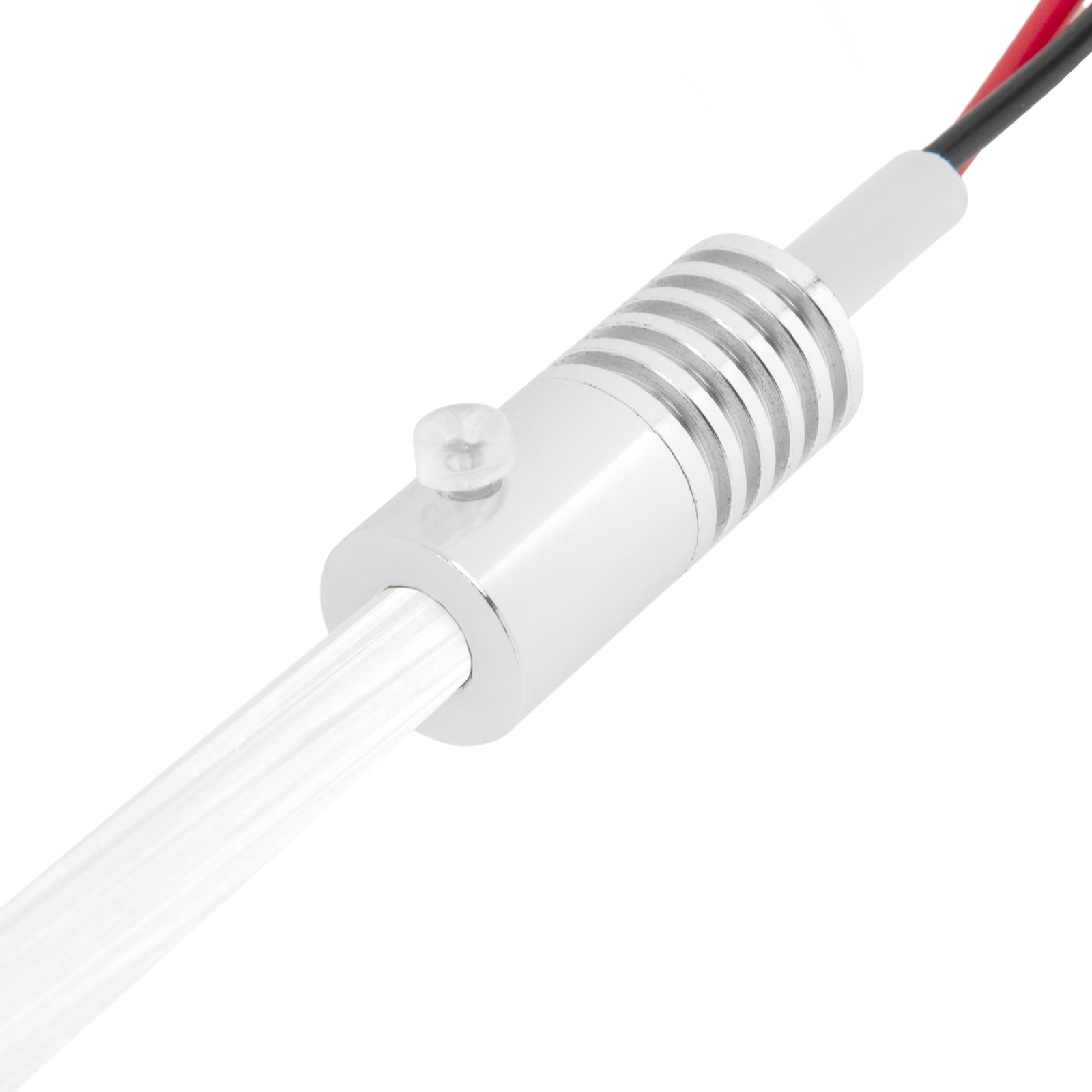  Proiettore 12V per fibra ottica Ø 3mm 3W Arancio -  Illuminatore per fibra ottica Arancio - Luce per fibra ottica