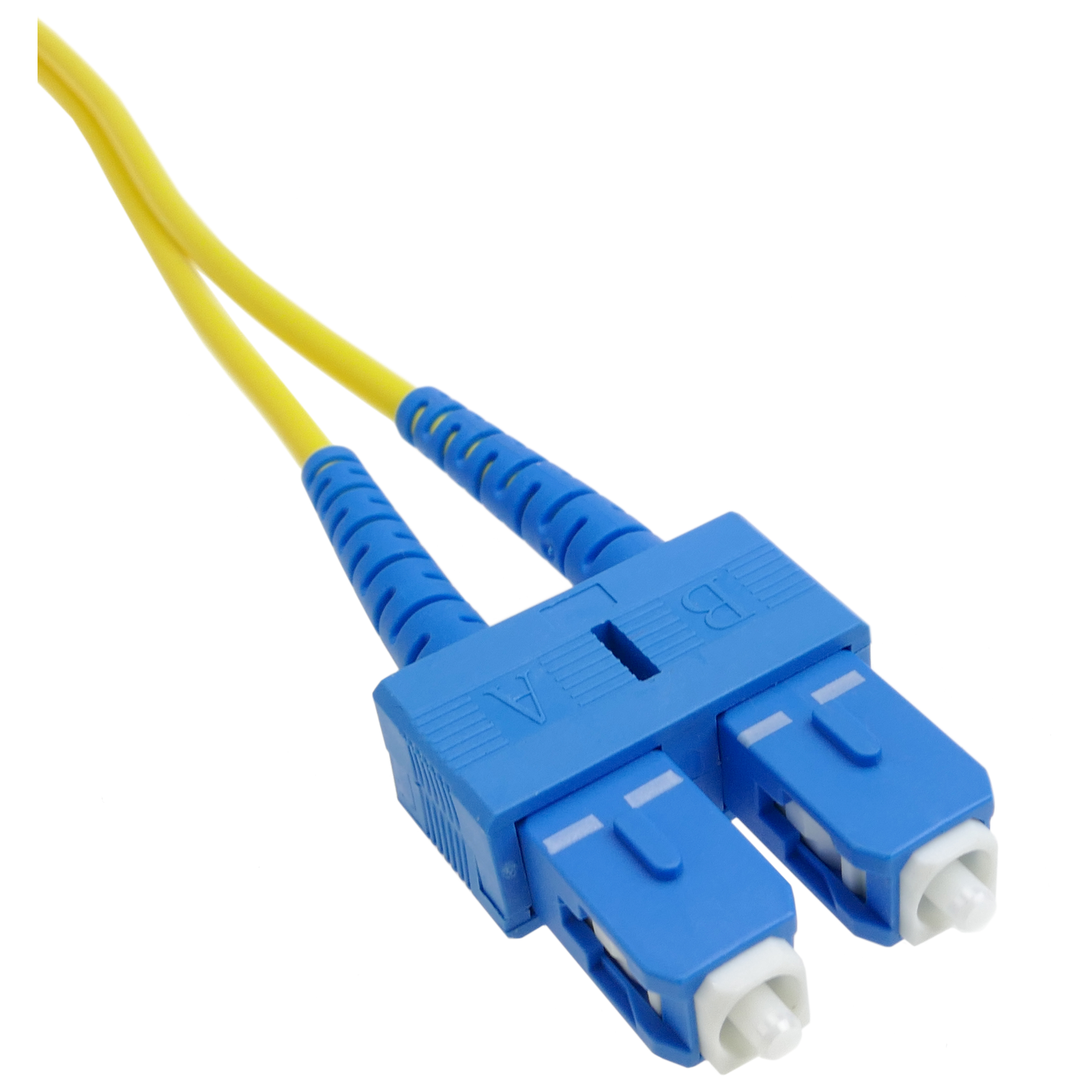 Cable de fibra óptica OM4 para router de SC a SC multimodo dúplex  50µm/125µm, 10m