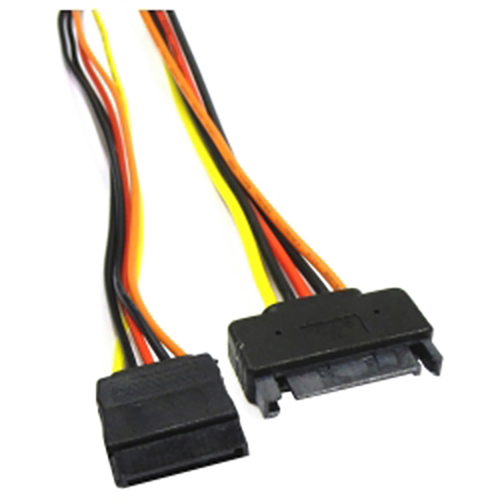 12" 15-Pin SATA Male to Female Power Extension Adapter Cable 