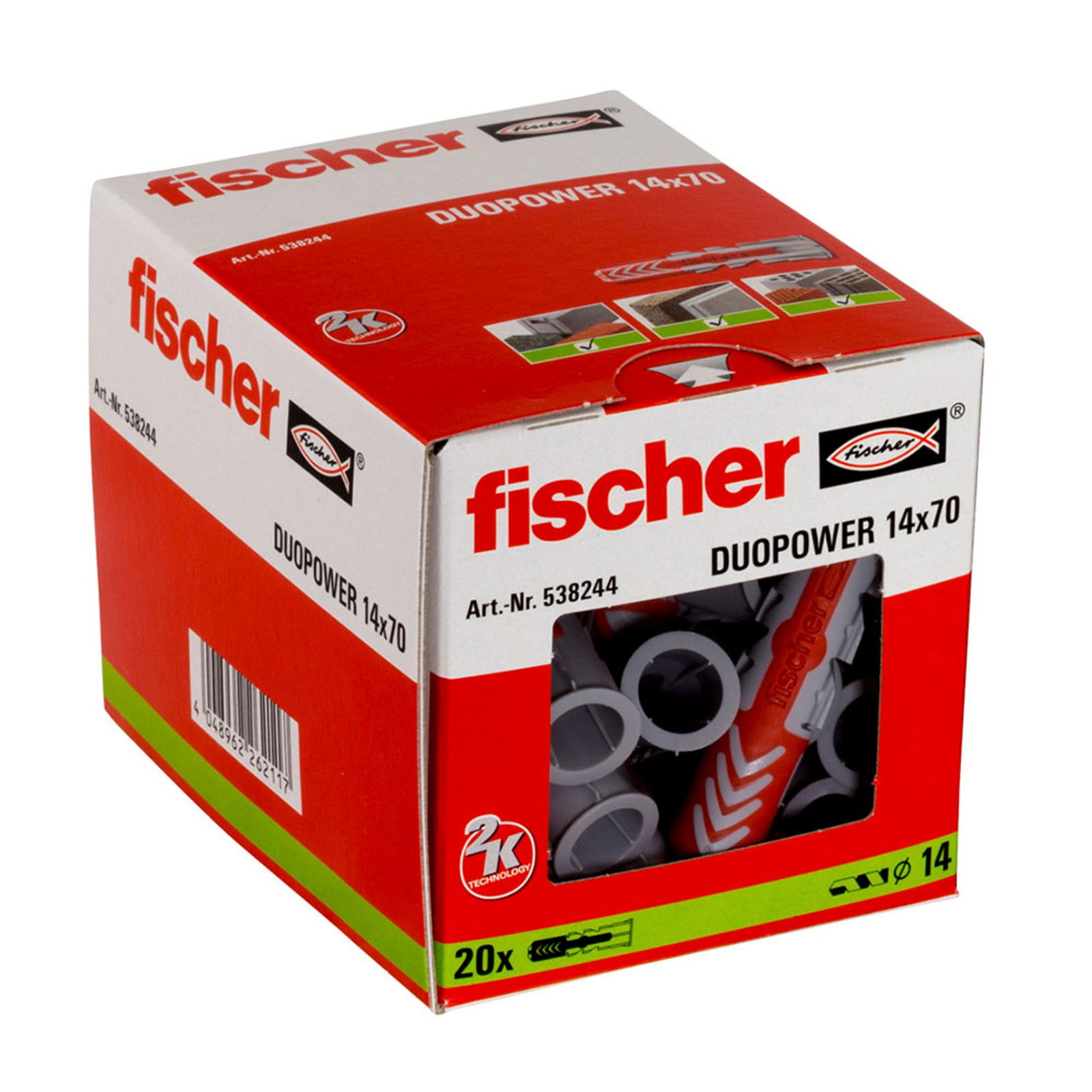 TACO DUOPOWER 14X70 FISCHER 100uds. (20)