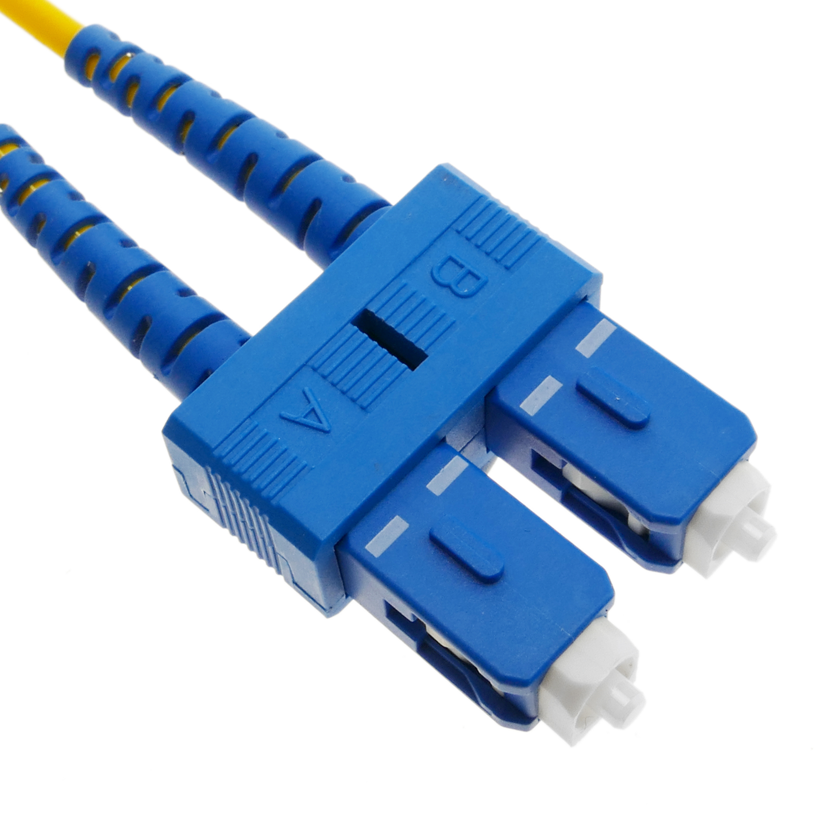 Cable de fibra óptica de 10 m SC/APC a SC/APC monomodo simplex 9/125 OS2 -  Cablematic