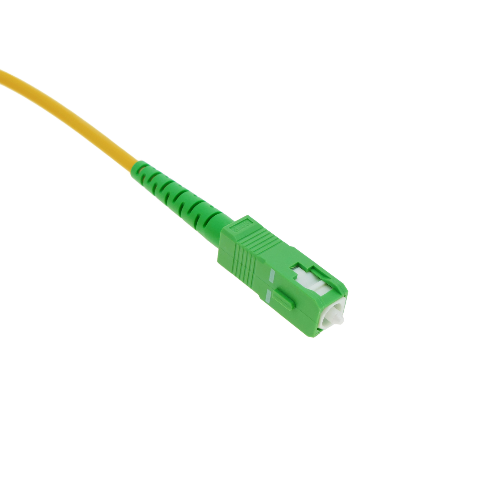 Cable Fibra Óptica Latiguillo G657A2 3.0 9/125 SMF Simplex CPR Dca LSZH,  SC/APC-SC/APC, Blanco, 100M - AISENS®