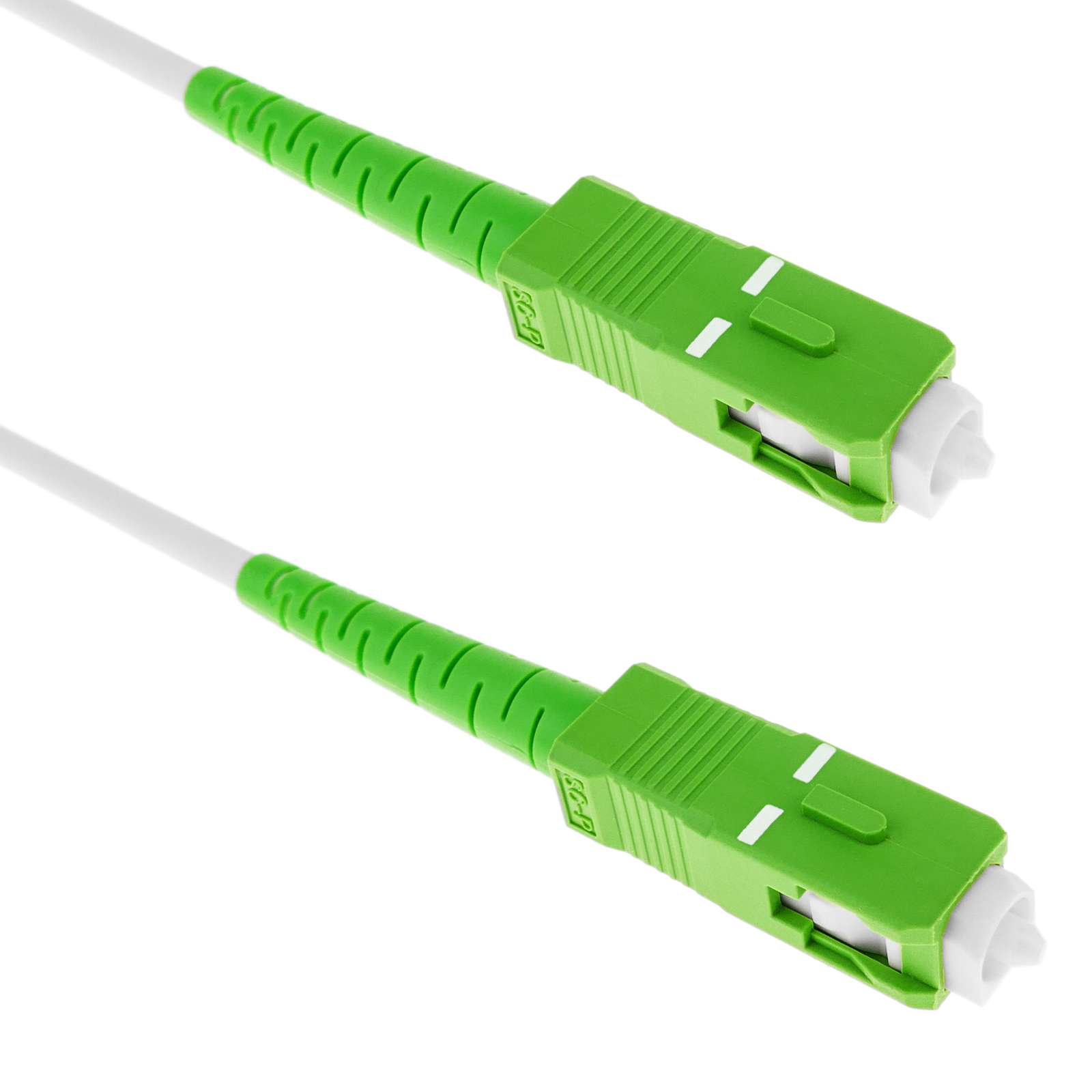 Fiber optic cable SC/APC to SC/APC singlemode SMF SX OS2 simplex 9/125  armored 25 m - Cablematic