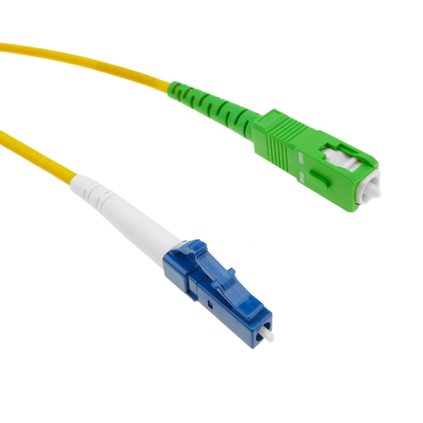 3 metros OS2 amarillo Cable de fibra óptica LWL cable de conexión dúplex 9//125 3 m SC//UPC a SC//APC macho cable de fibra óptica