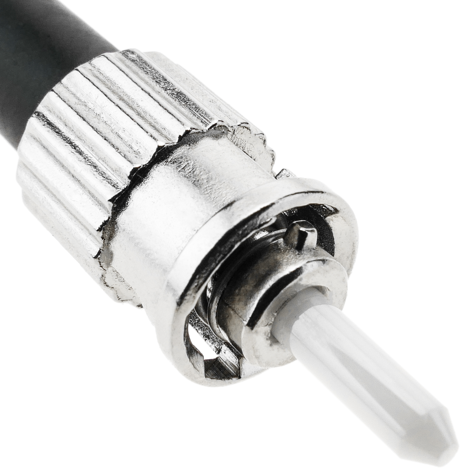 ST fiber optic connector/APC Singlemode 3.0 mm - Cablematic