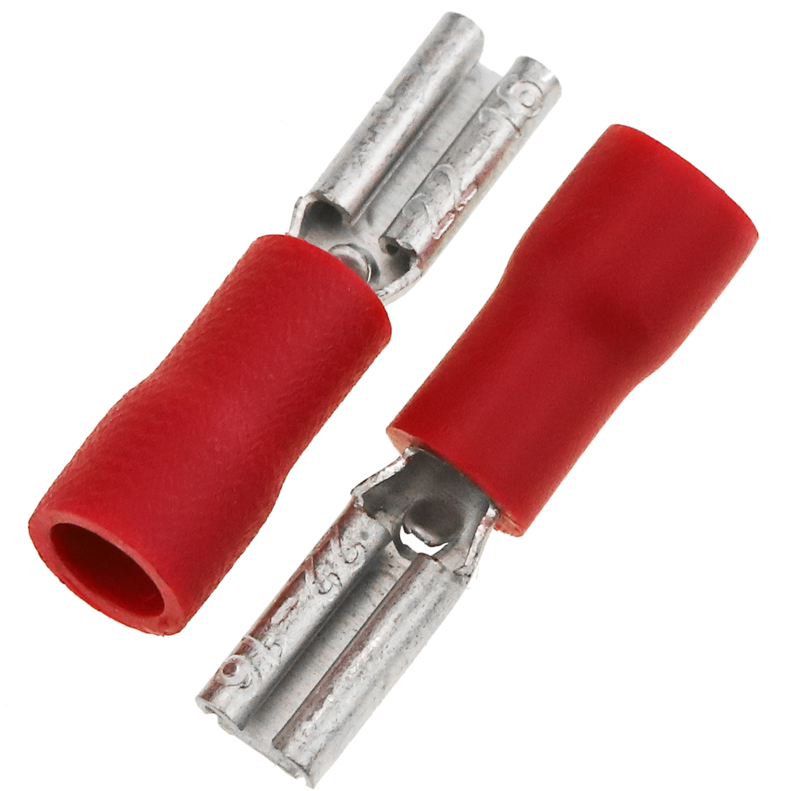 Terminal faston hembra PVC aislado rojo 4,8 mm