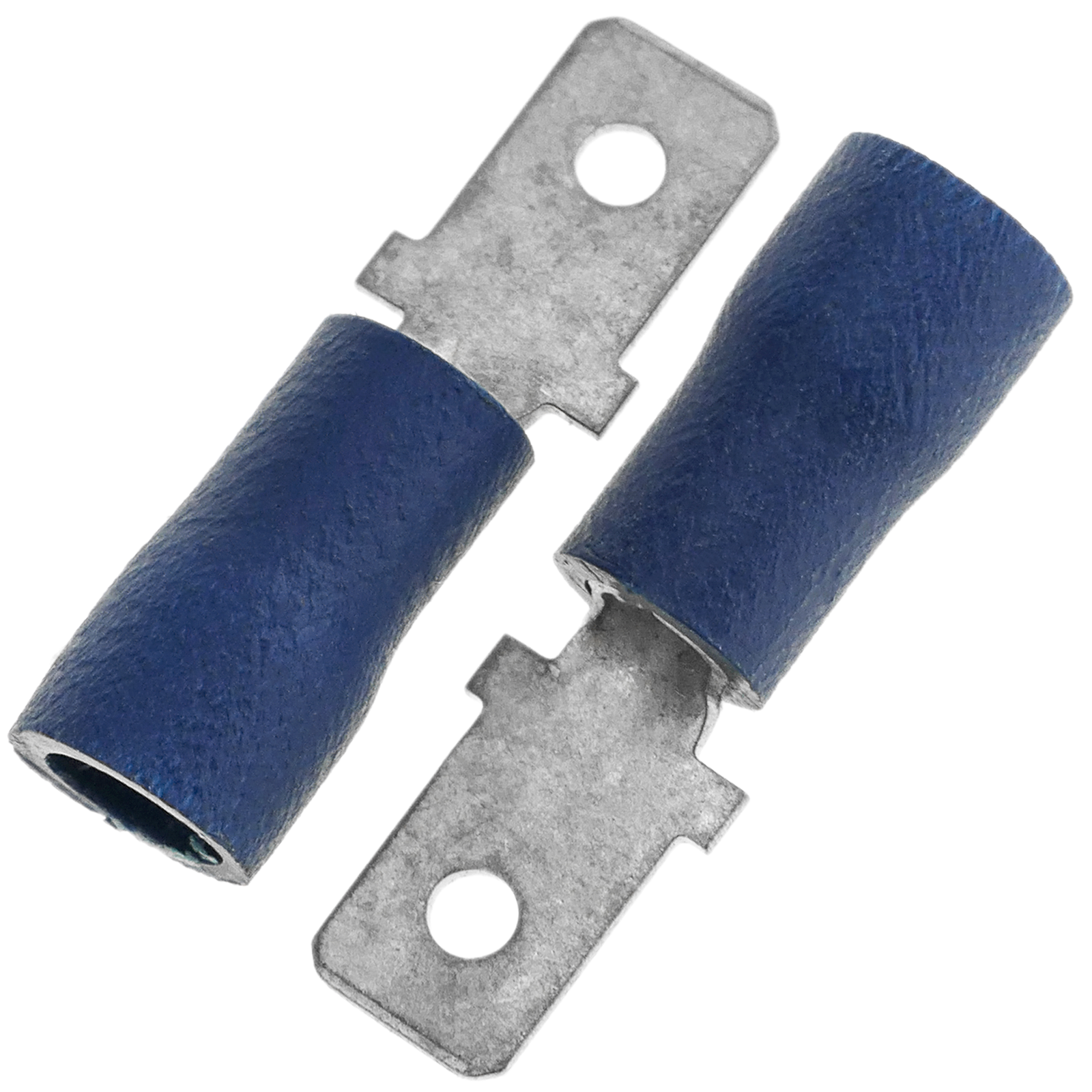 Terminale Faston Maschio 4.8 mm blu Confezione da 100 unità - Cablematic