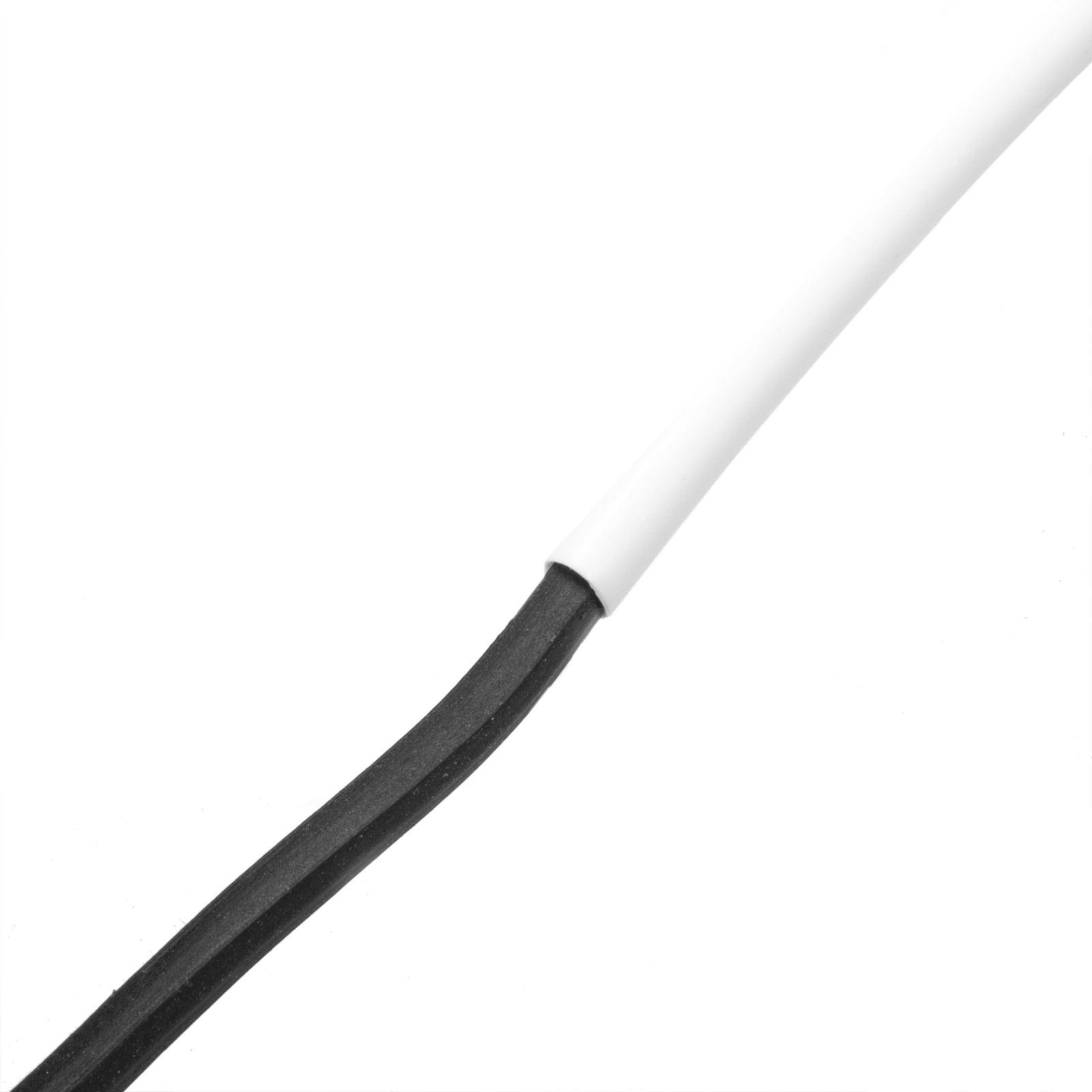 Tubo termoretráctil blanco de 25,4mm en bobina de 3m