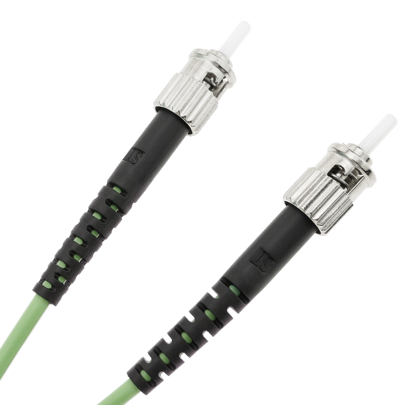 Cable de fibra óptica OM4 para router de ST a ST multimodo simplex  50µm/125µm, 5m