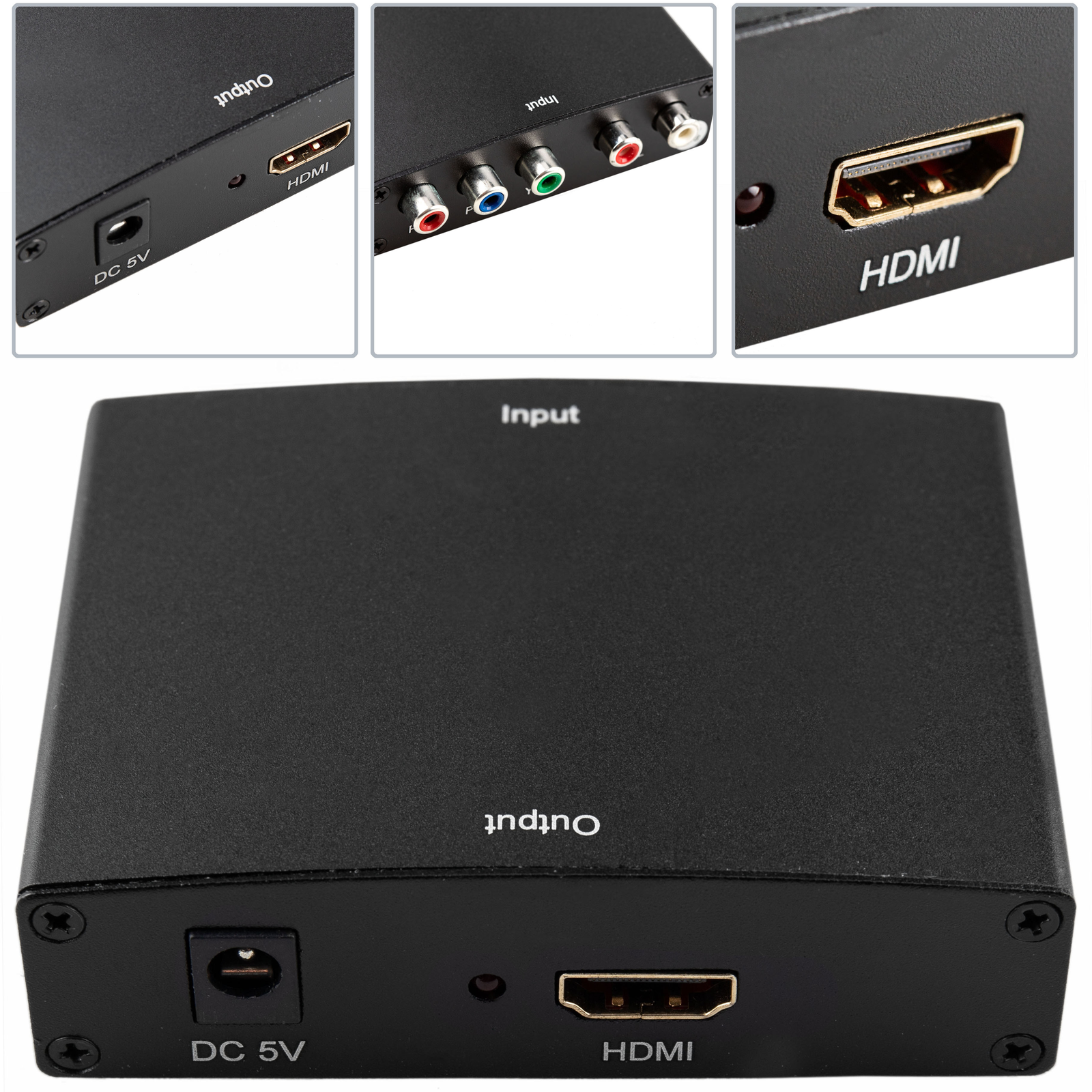Convertitore RGB con audio YPbPr HDMI (5 RCA a 1 HDMI) - Cablematic
