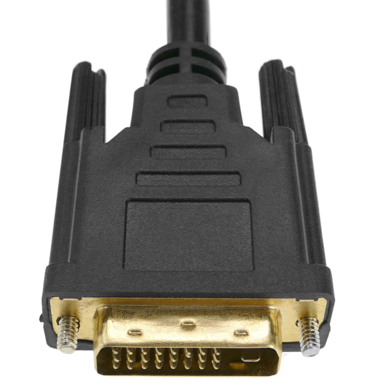 Câble adaptateur HDMI mâle plat plaqué or - HDMI femelle - 0,075