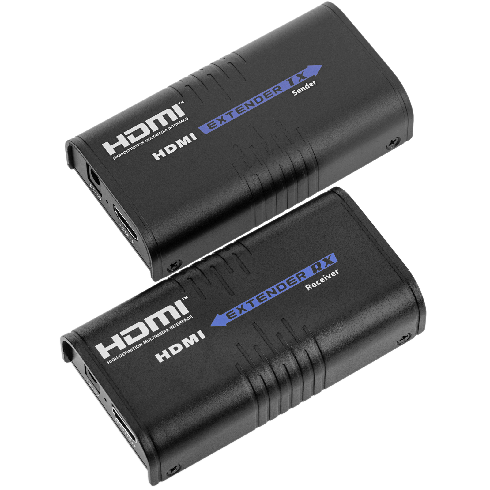 Prolongateur HDMI via Cat5 avec extension télécommande IR - Auto alimenté